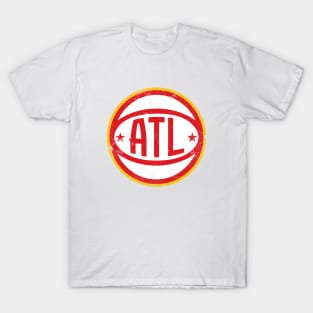 ATL Retro Ball - White T-Shirt